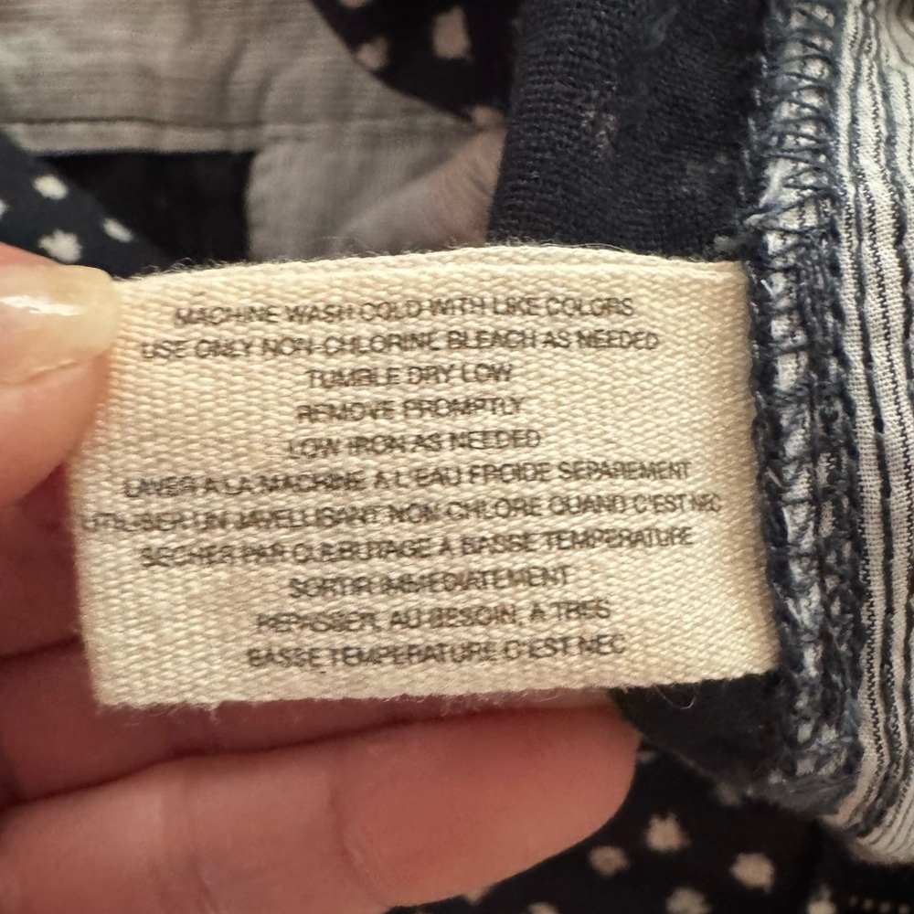 Anthropologie Daughters of the Liberation Black Linen‎ Blend Shorts Size 4 - Picture 9 of 10